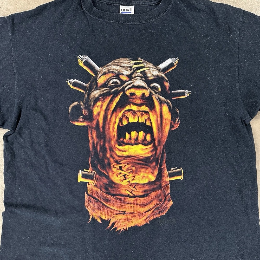 Slayer Vintage Evil Electric Wes Benscoter Artist Shirt Rock Metal Adult Size XL